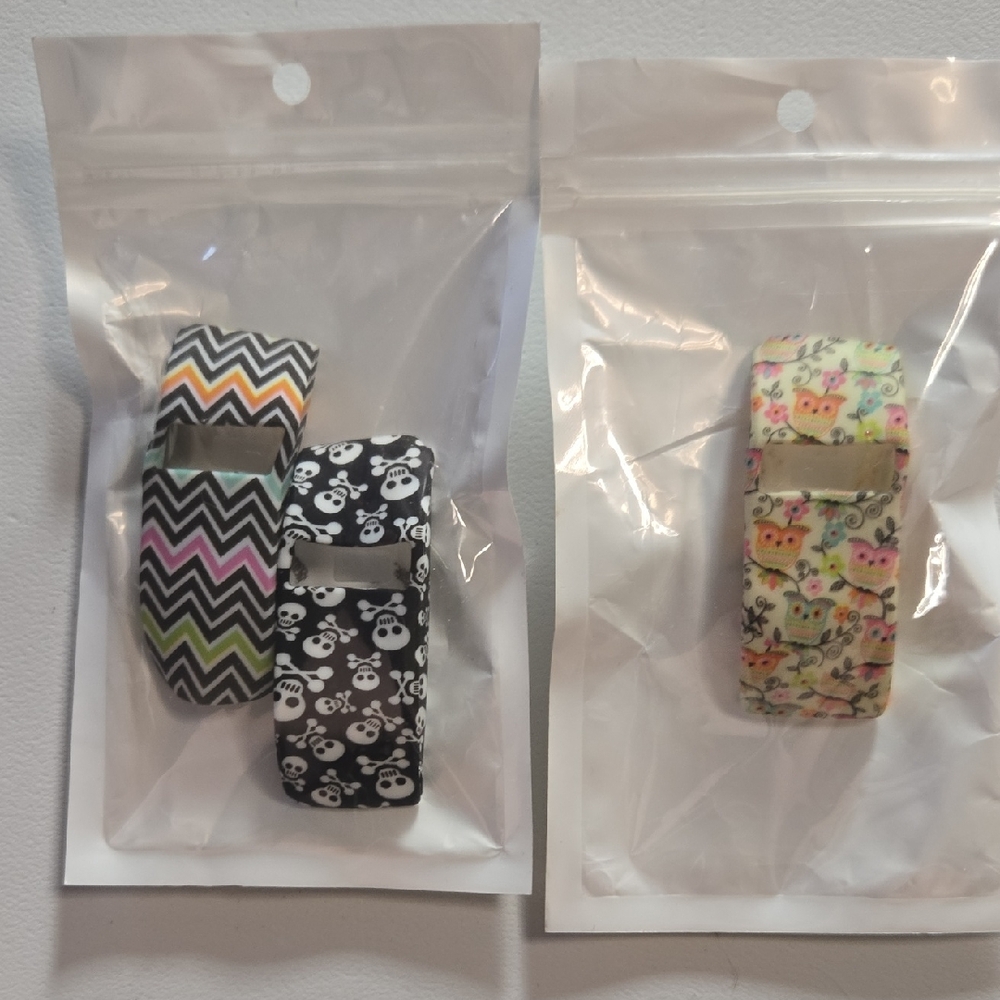 Fitbit Smartwatch Cases - Multicolor and Black Patterns